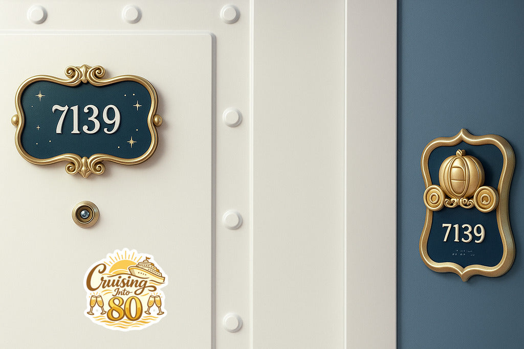 Cruising Into 80 - Door Style 2 Mockup