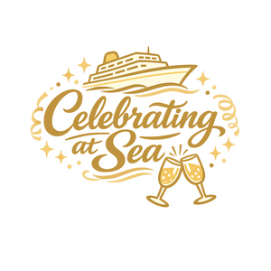 Celebrating at Sea - Bordered Artwork