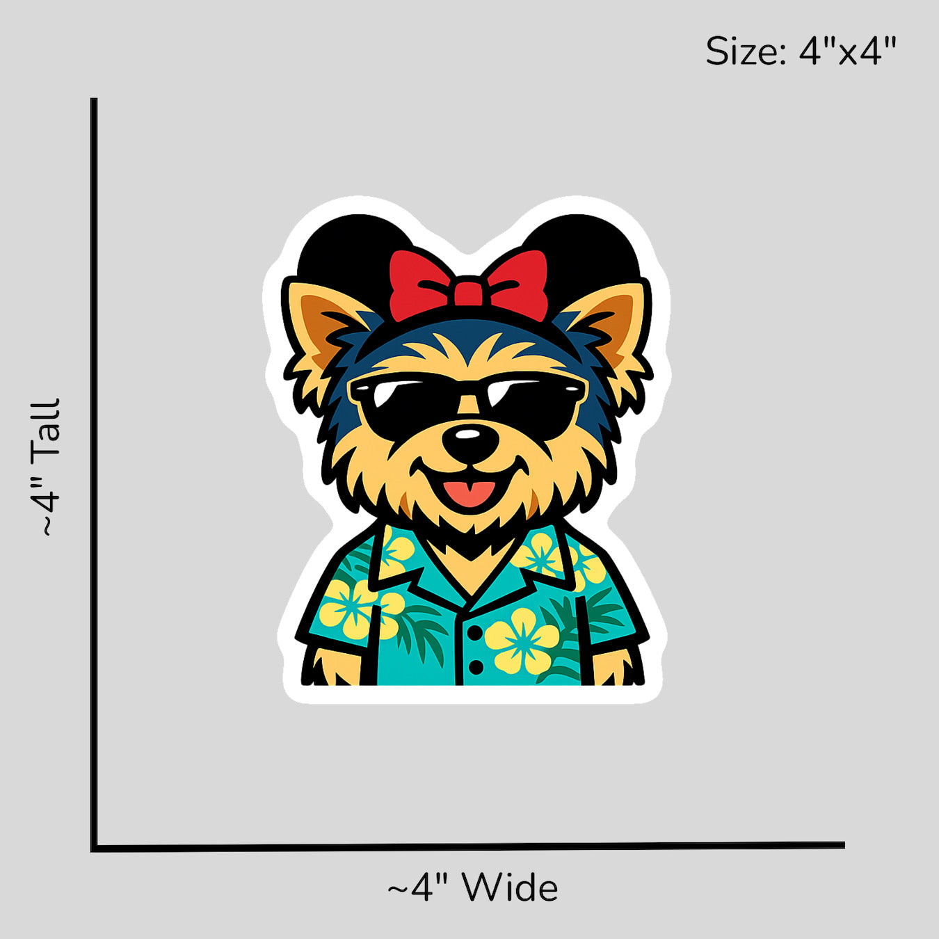 Magic Yorkshire Terrier - Size Reference Mockup