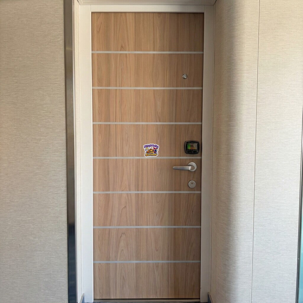 Midnight Buffet Survivor - Door Style Mockup