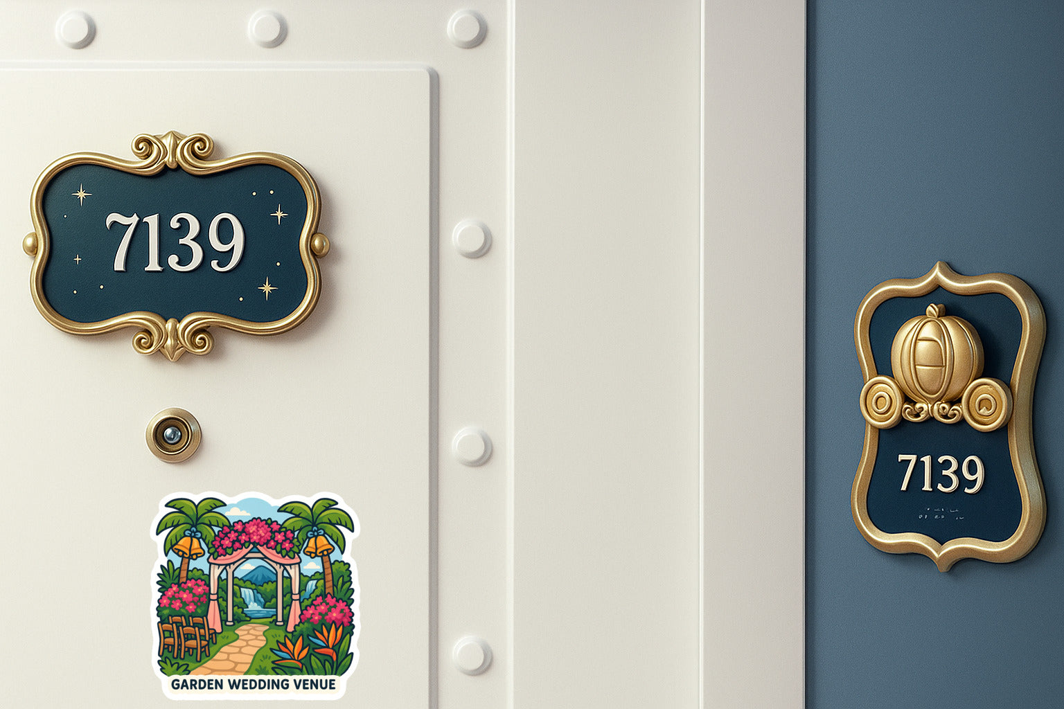 Tropical Romance - Door Style 2 Mockup