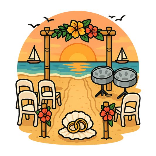 Island I Do - Bordered Artwork