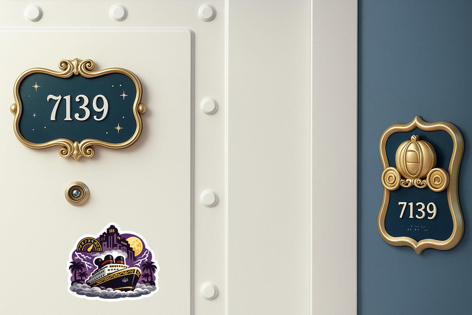 Hollywood Tower Cruise - Door Style 2 Mockup