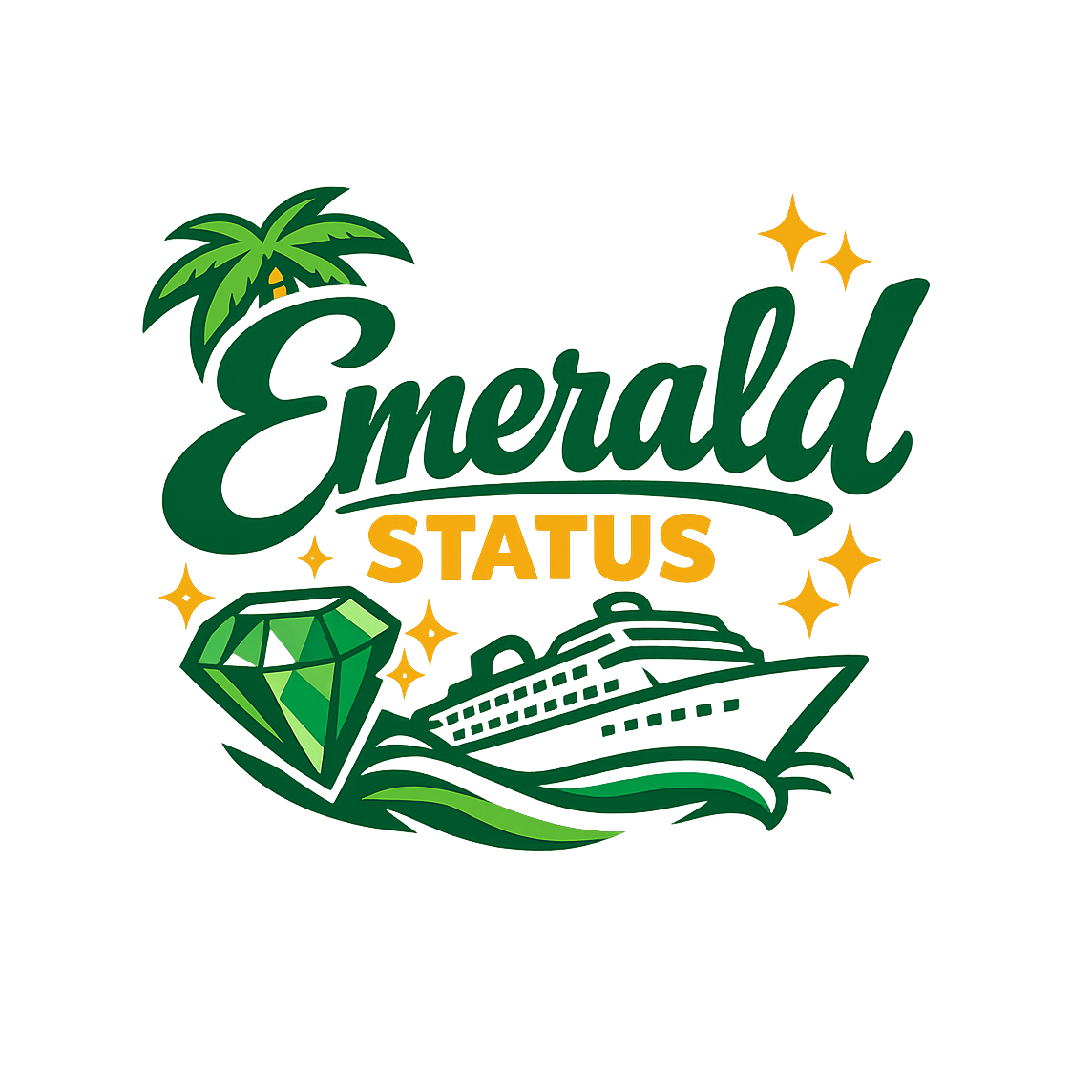 Emerald Status - Bordered Artwork