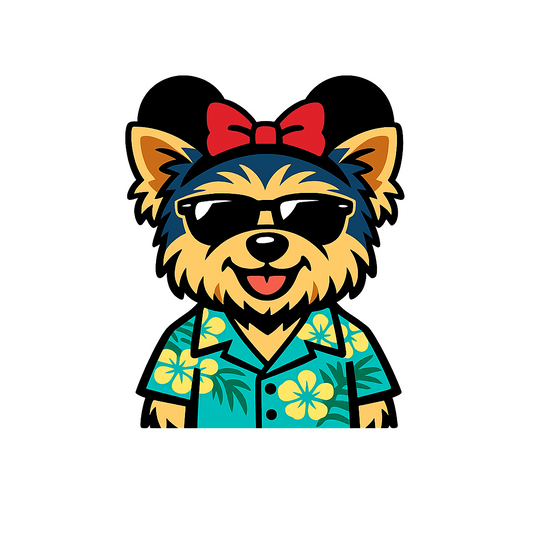 Magic Yorkshire Terrier - Bordered Artwork