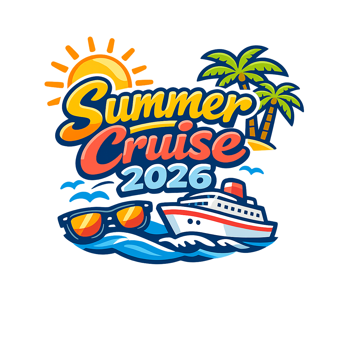 Summer Cruise 2026 - Bordered Artwork