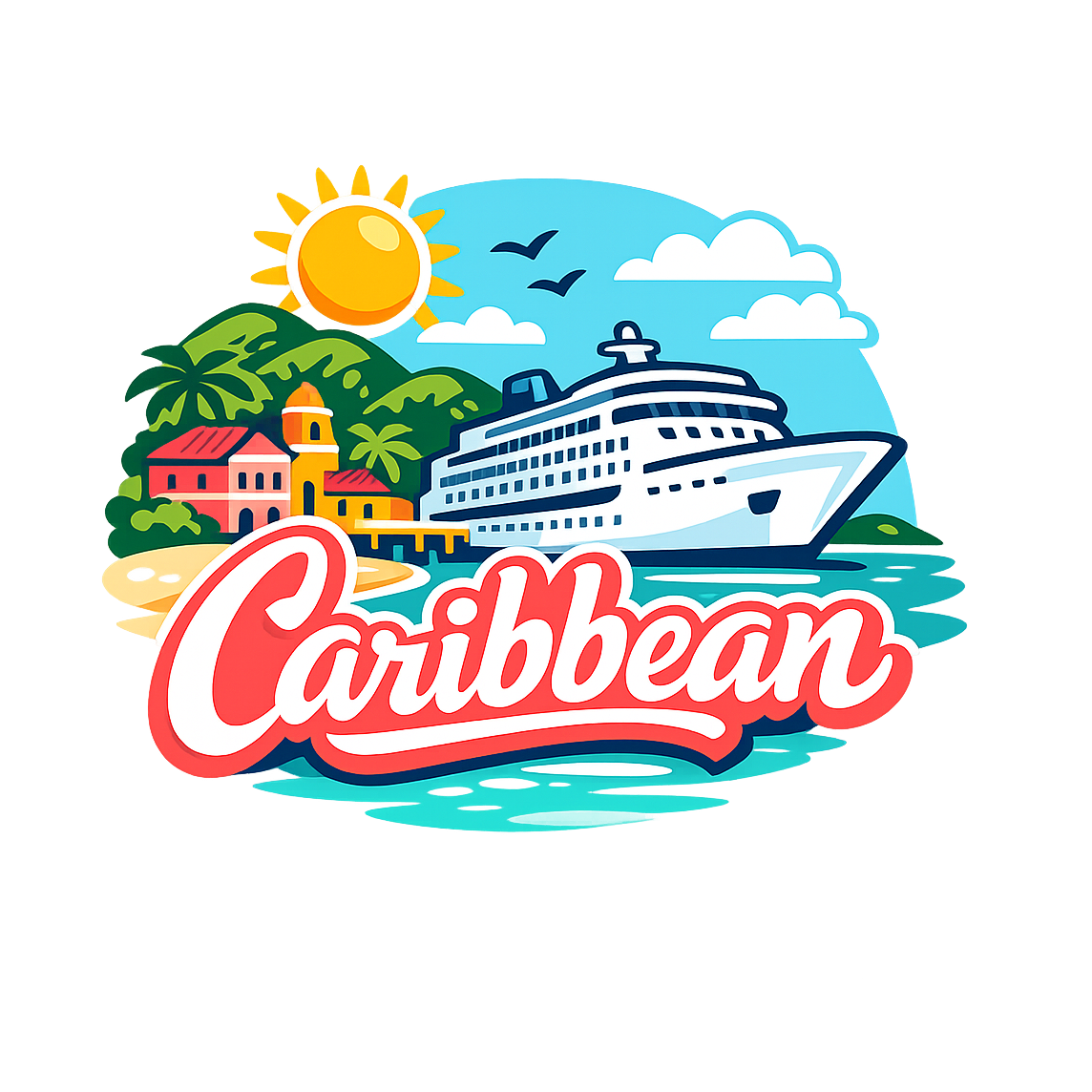 Southern Caribbean Treasures - Bordered Artwork