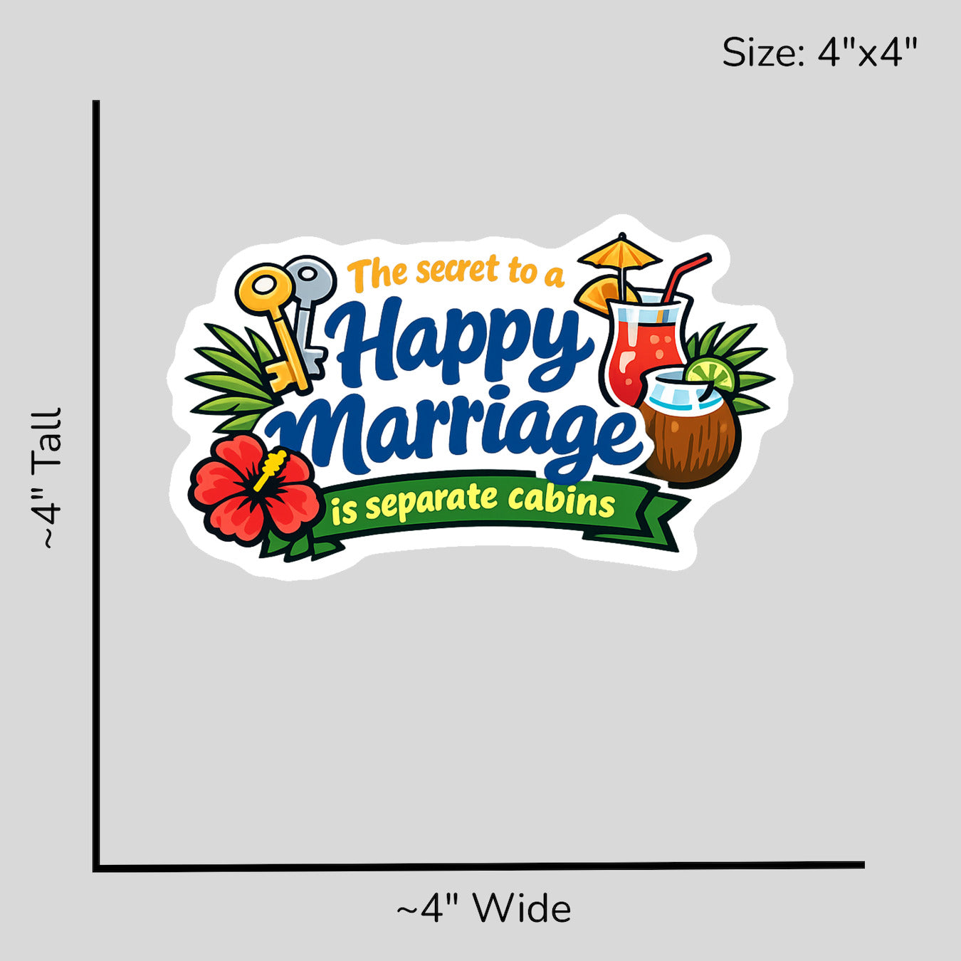Separate Cabins Wisdom - Size Reference Mockup