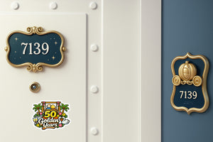50 Golden Years - Door Style 2 Mockup