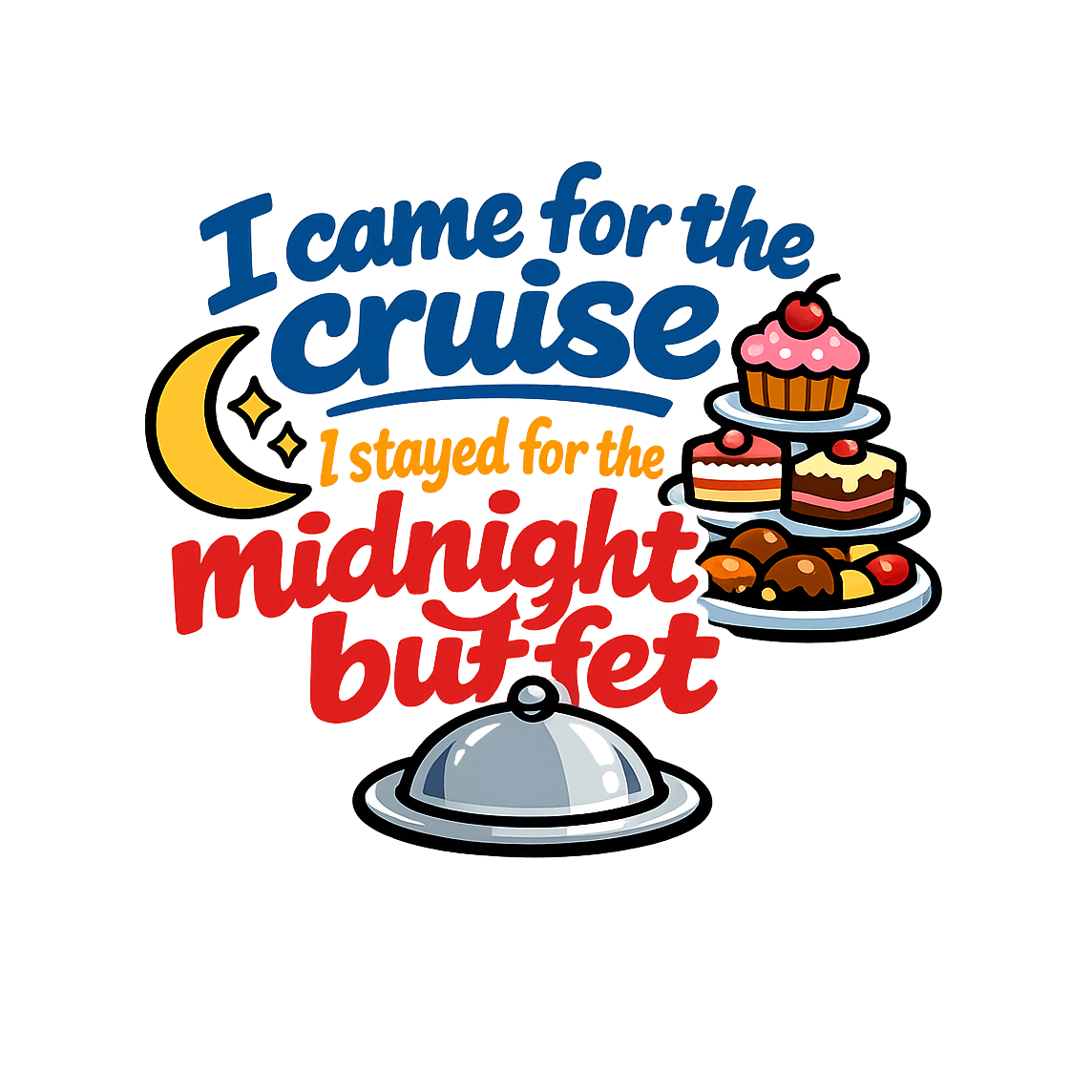Midnight Buffet Slave - Bordered Artwork