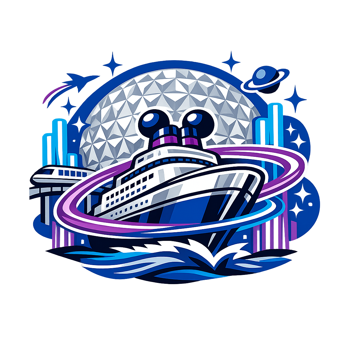 Studio Seas Adventure - Bordered Artwork