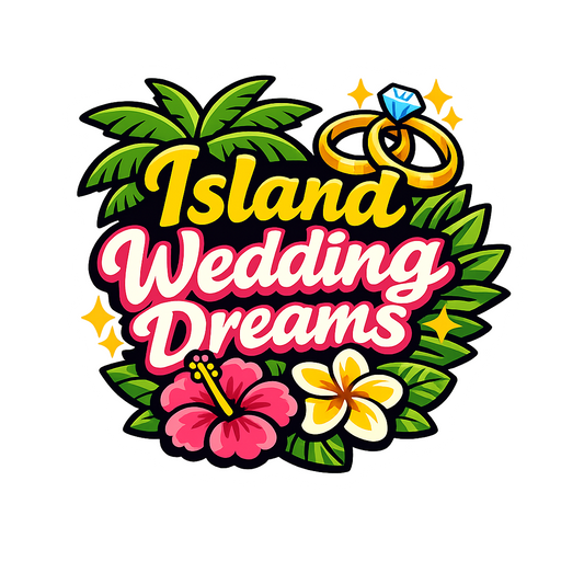 Island Wedding Dreams - Bordered Artwork