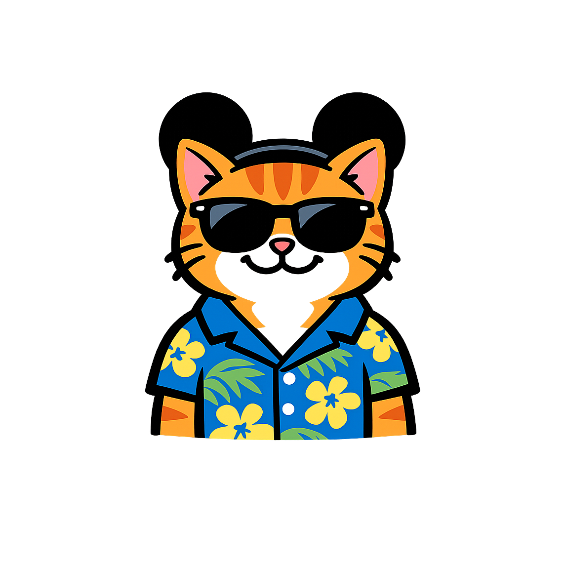 Magic Manx Cat - Bordered Artwork