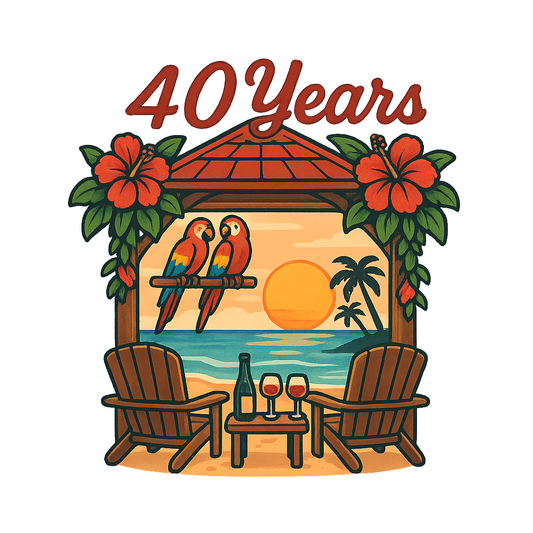 40 Ruby Years - Bordered Artwork