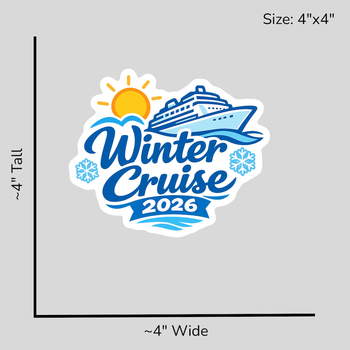 Winter Cruise 2026 - Size Reference Mockup