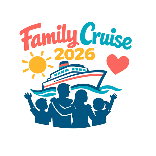 Family Cruise 2026 - Bordered Artwork