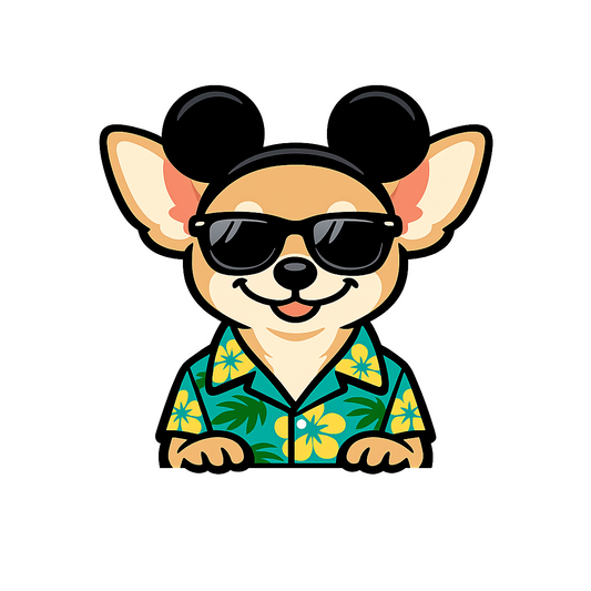 Magic Fawn Chihuahua - Bordered Artwork