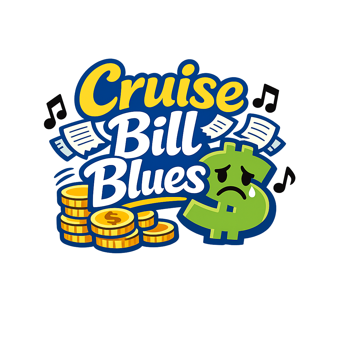 Cruise Bill Blues - Bordered Artwork
