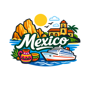 Mexican Riviera Magic - Bordered Artwork