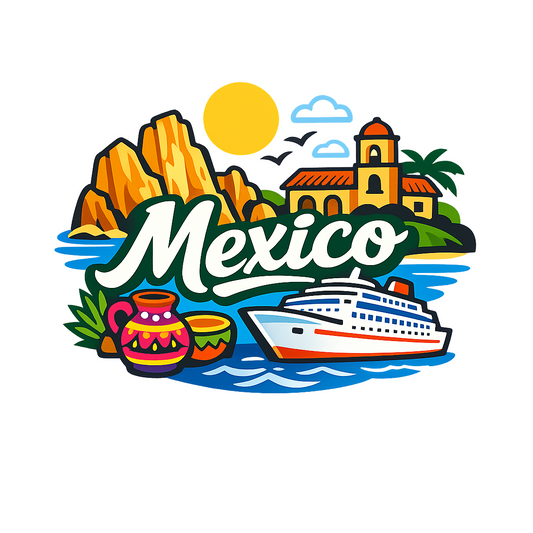 Mexican Riviera Magic - Bordered Artwork