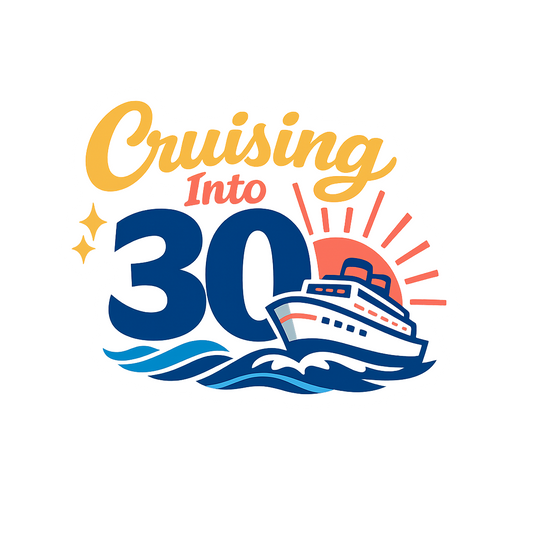 Cruising Into 30 - Bordered Artwork