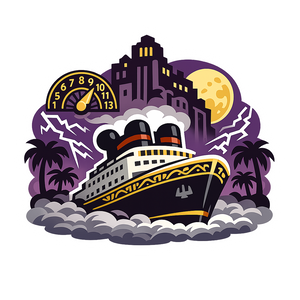 Hollywood Tower Cruise - Bordered Artwork