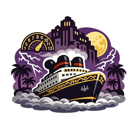 Hollywood Tower Cruise - Bordered Artwork