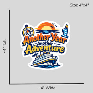 Another Year Another Adventure - Size Reference Mockup