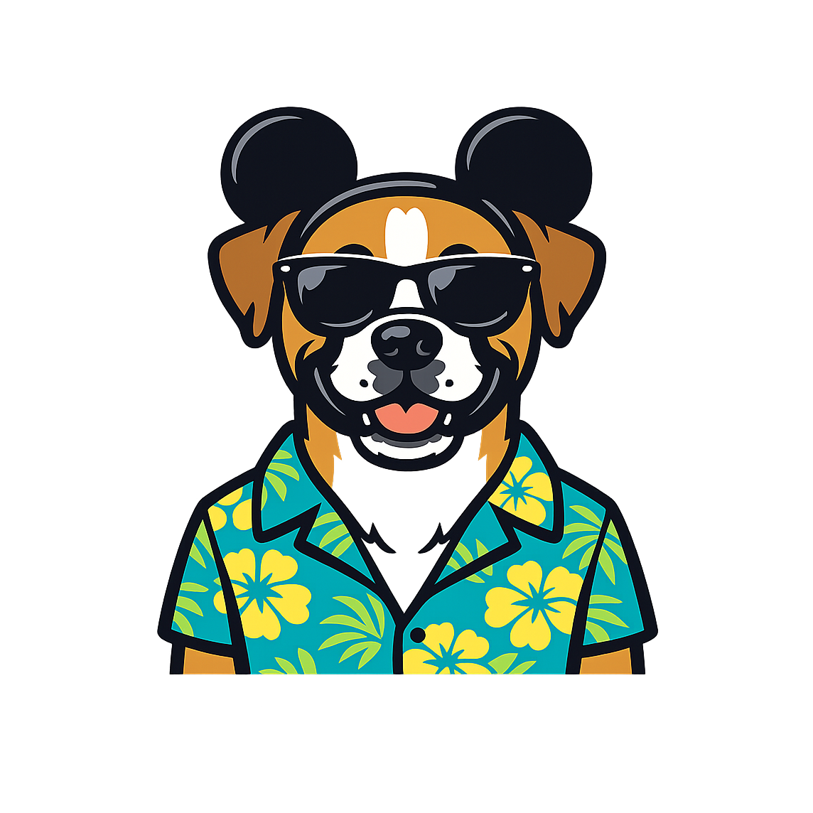 Magic Fawn Boxer - Bordered Artwork