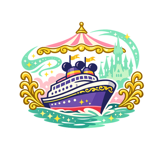 Carousel Dreams Cruise - Bordered Artwork