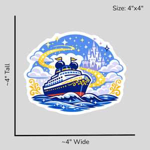 Magical Castle Voyage - Size Reference Mockup