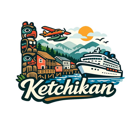 Scenic Ketchikan - Bordered Artwork