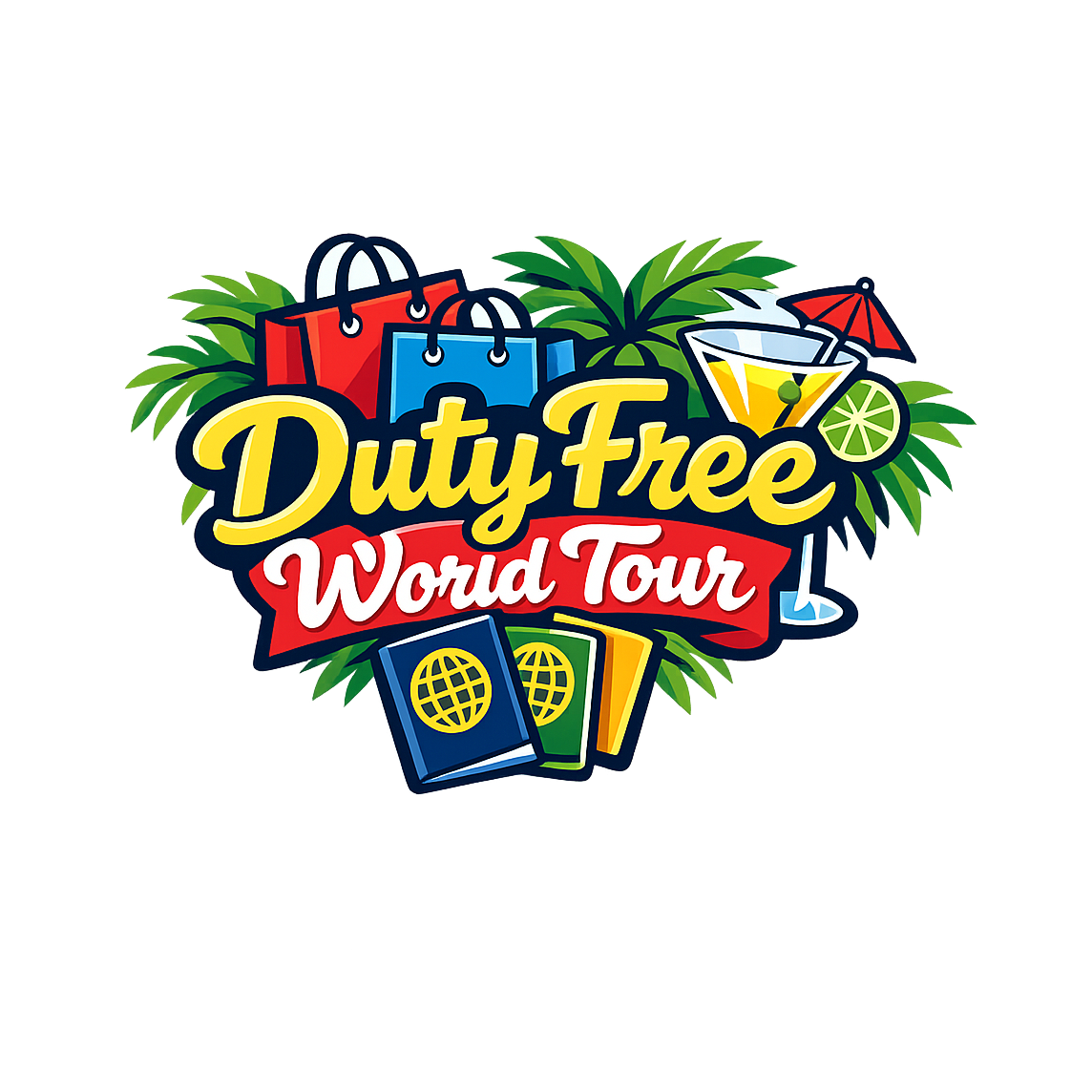 Duty Free World Tour - Bordered Artwork
