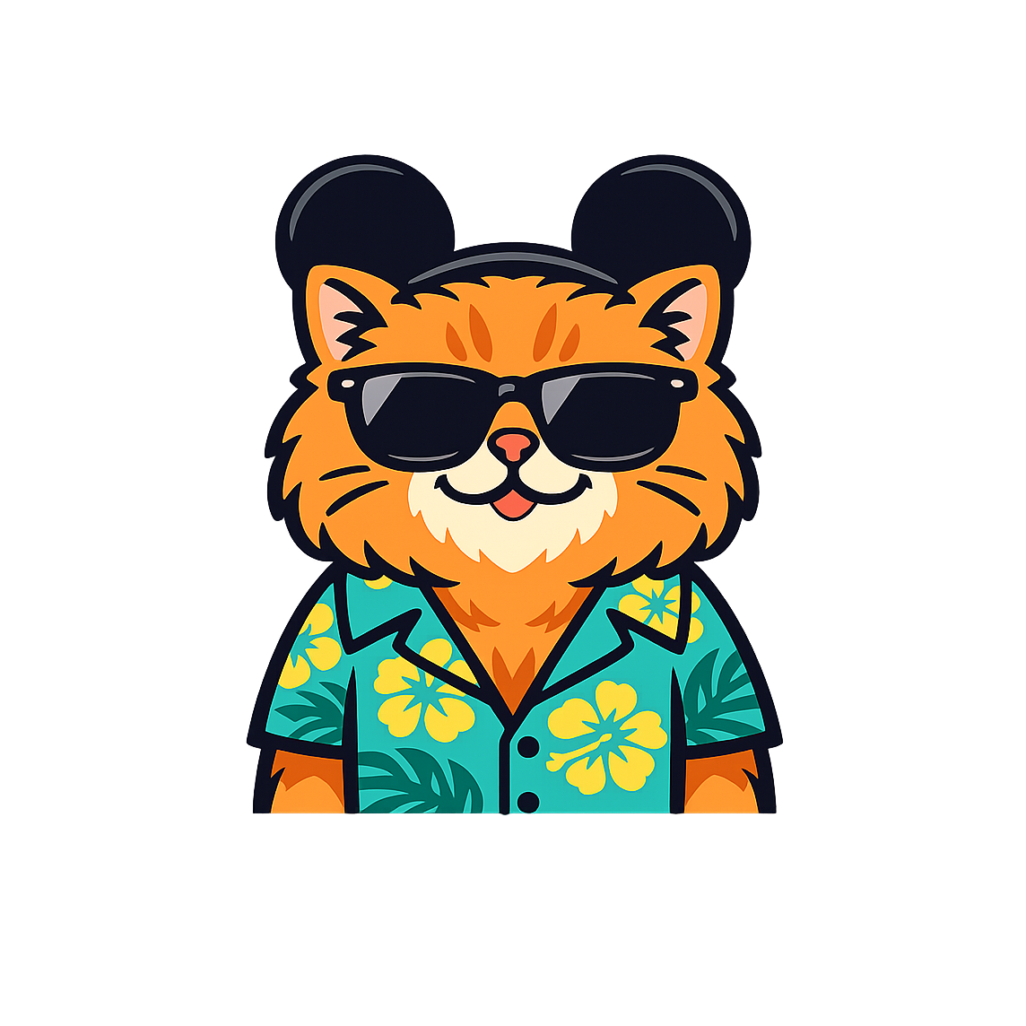 Magic Orange Persian - Bordered Artwork