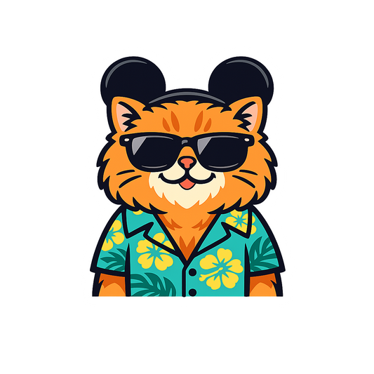 Magic Orange Persian - Bordered Artwork