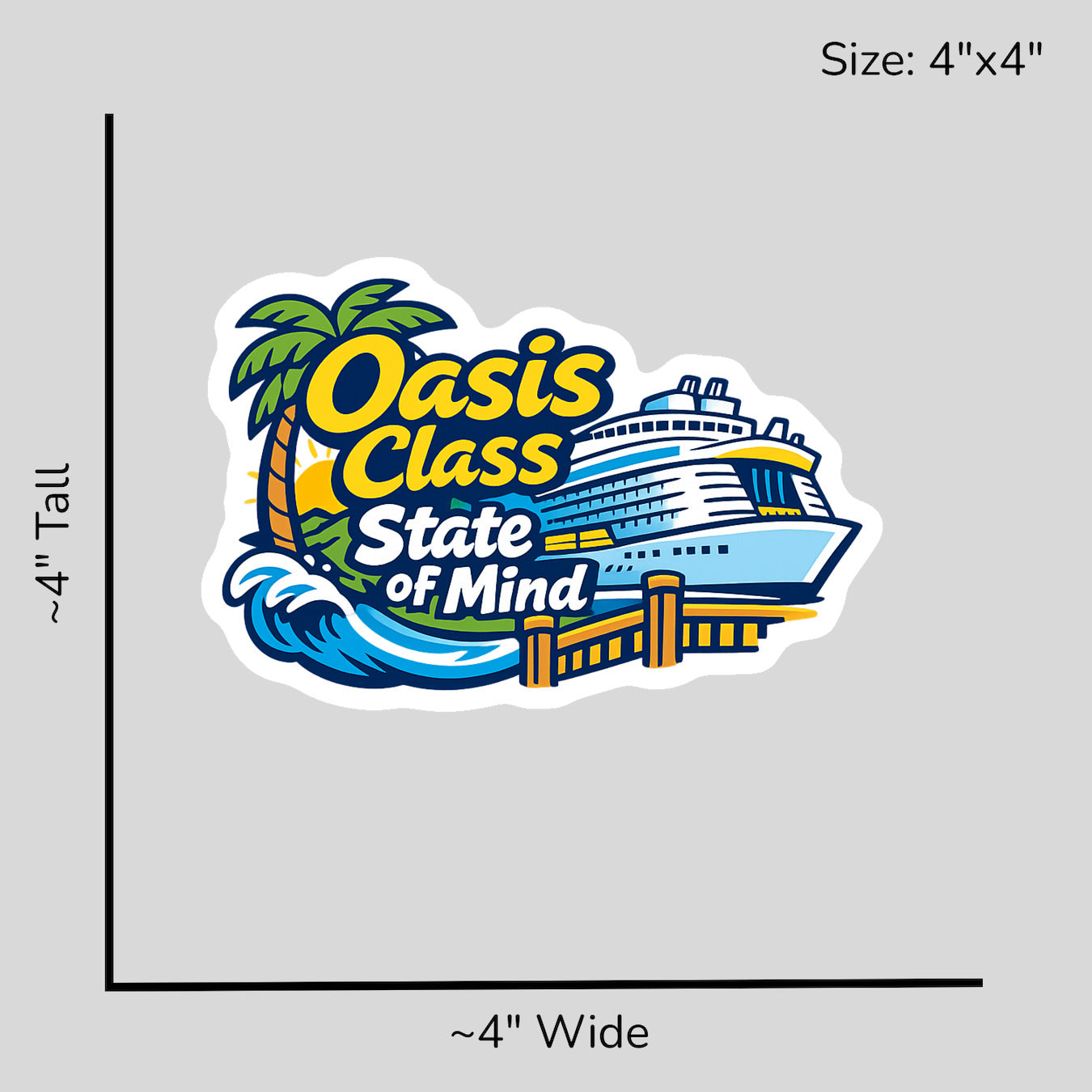 Oasis Class State of Mind - Size Reference Mockup