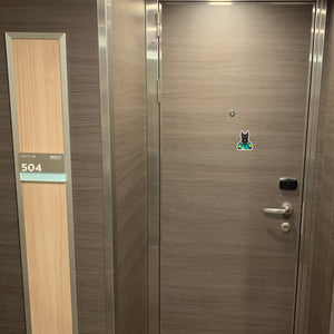 Tropical Black Great Dane - Door Style Mockup