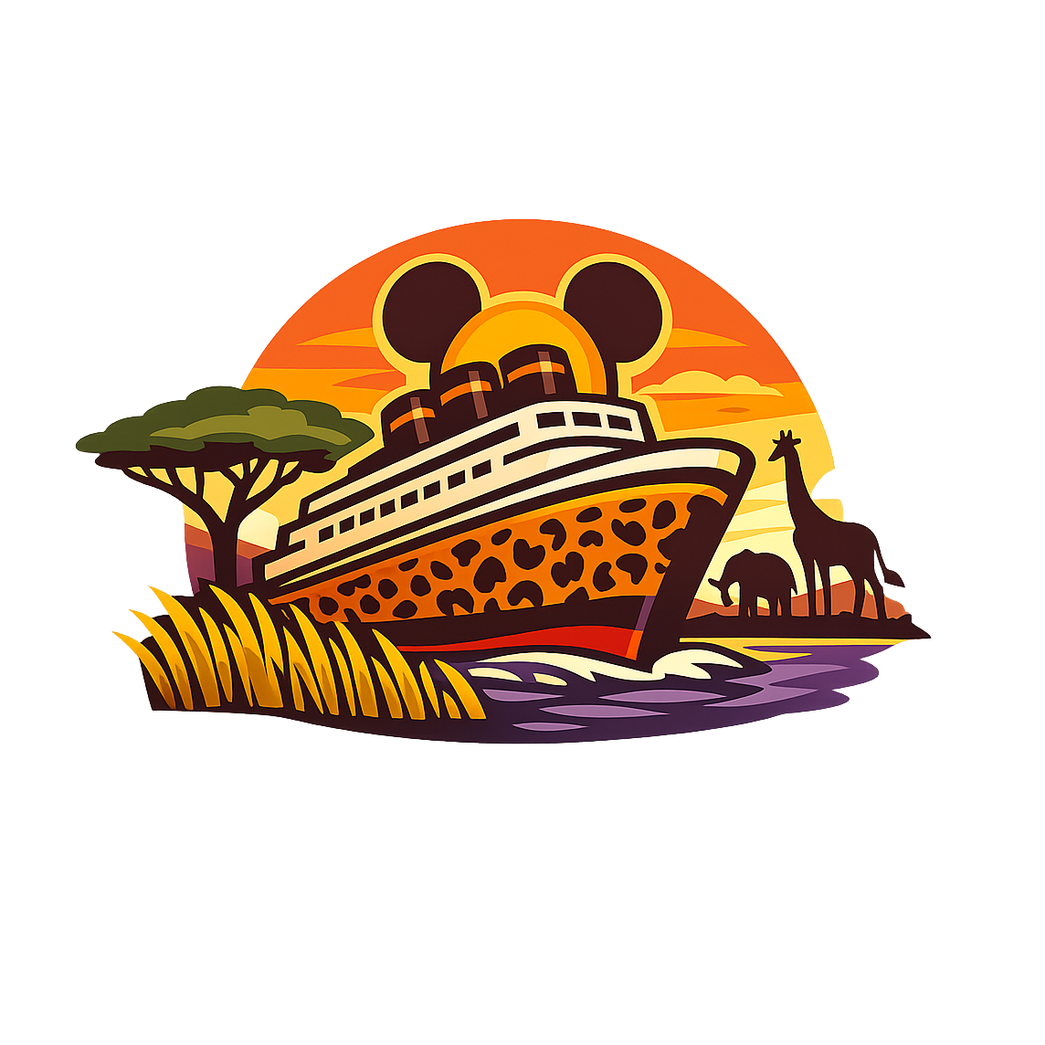 Safari Kingdom Voyage - Bordered Artwork