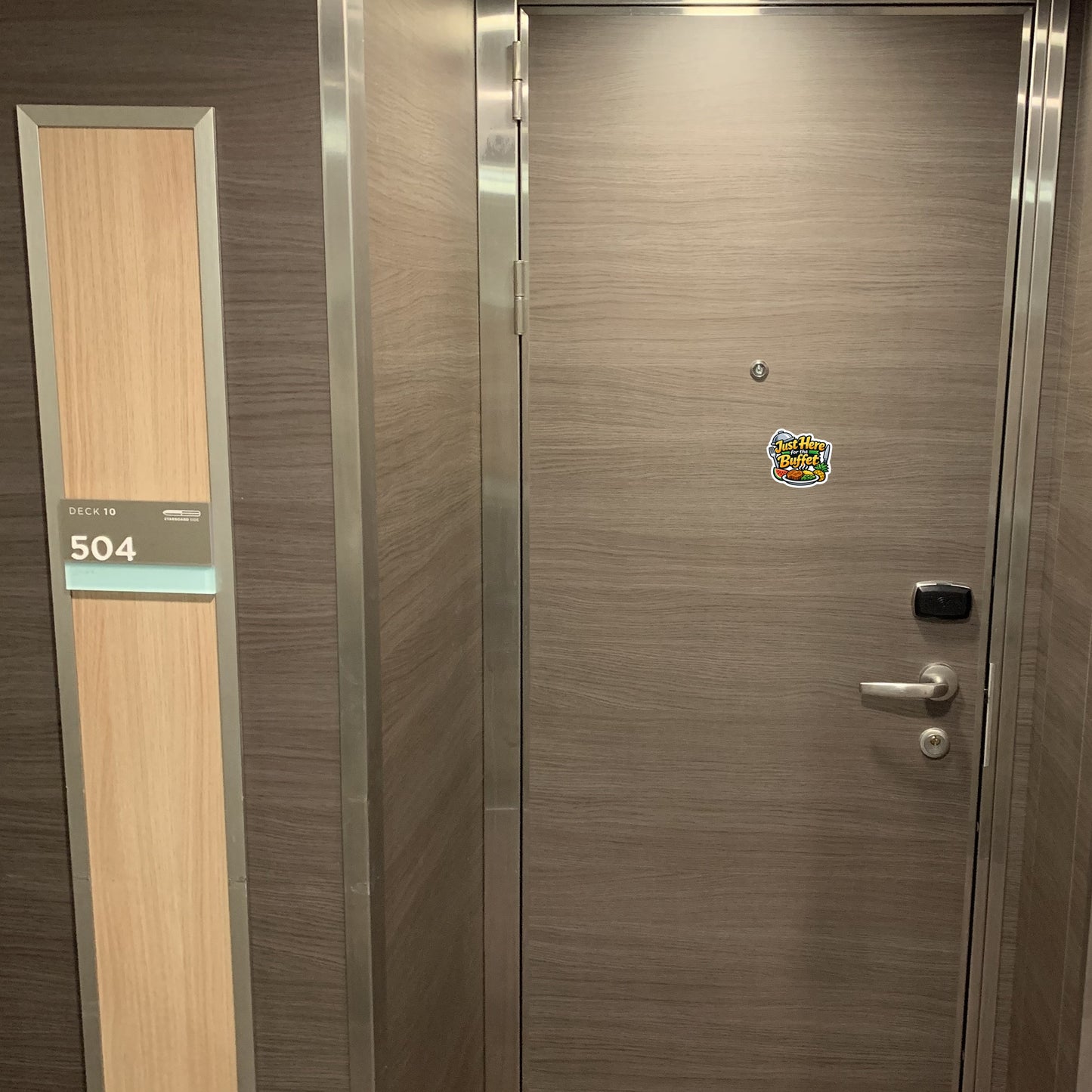 Just Here for the Buffet - Door Style Mockup