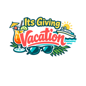 Its Giving Vacation - Bordered Artwork