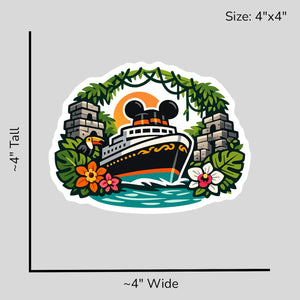 Jungle River Cruise - Size Reference Mockup