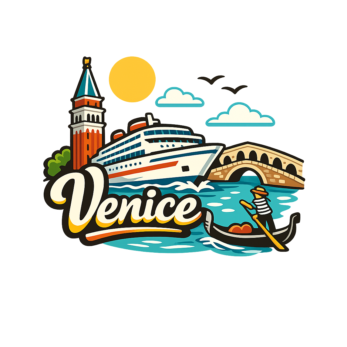 Venetian Dreams - Bordered Artwork