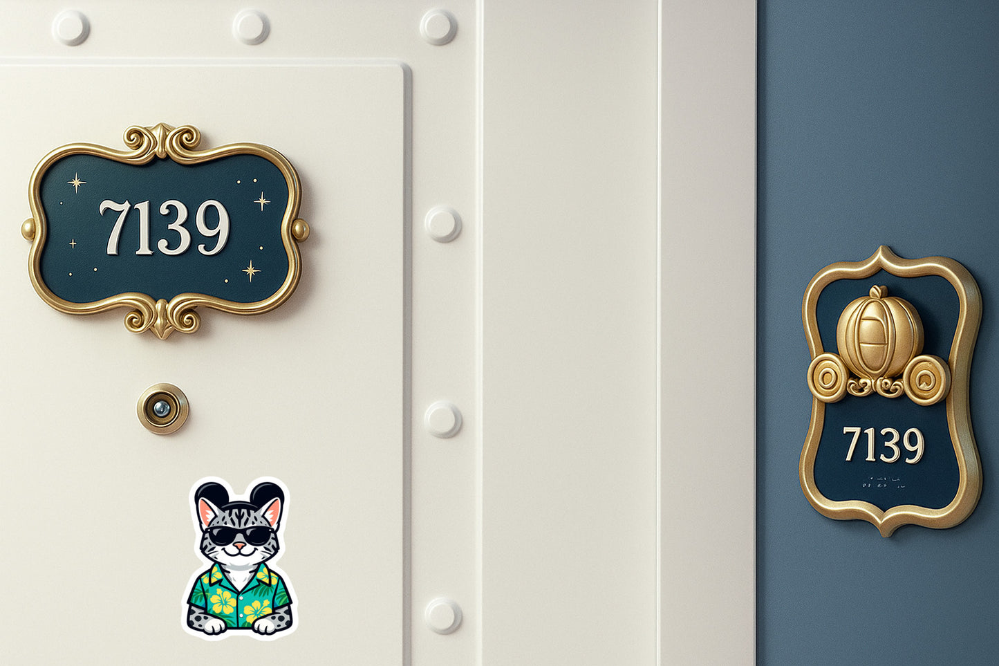 Magic Silver Bengal - Door Style 2 Mockup