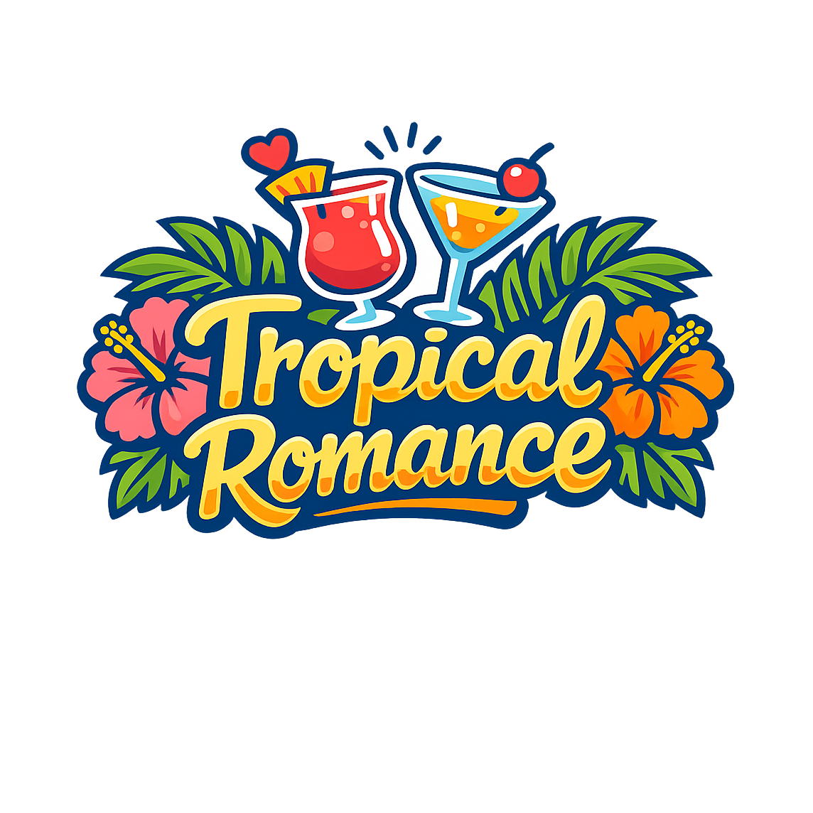 Tropical Romance - Bordered Artwork
