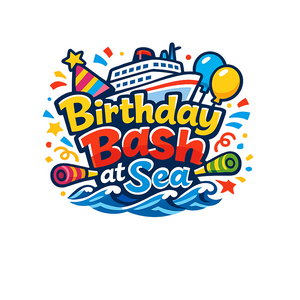 Birthday Bash at Sea - Bordered Artwork