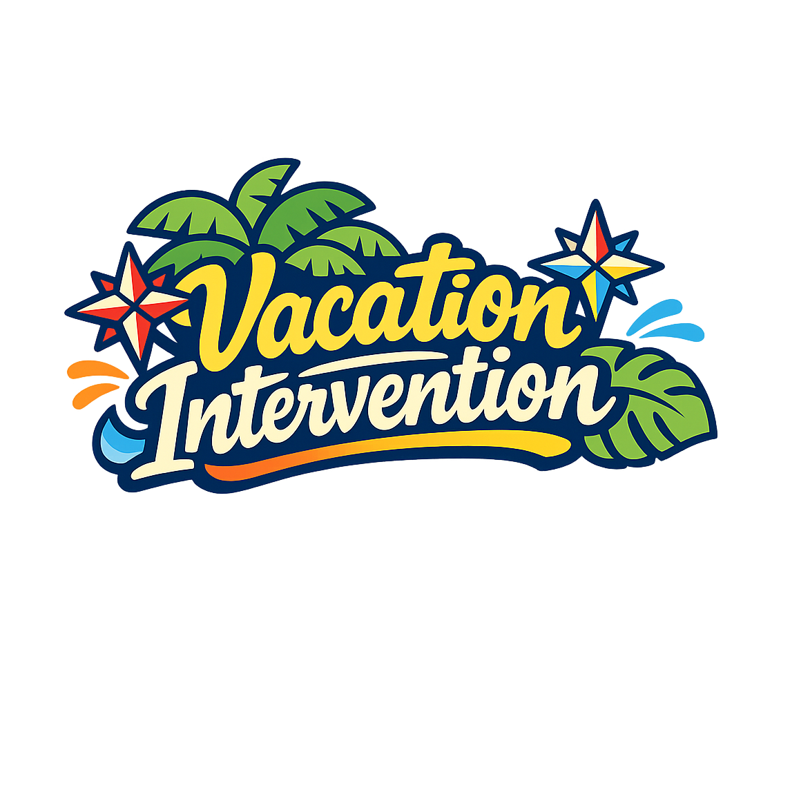 Vacation Intervention - Bordered Artwork