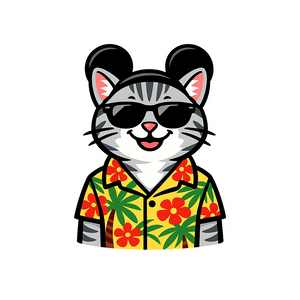 Magic American Shorthair - Bordered Artwork