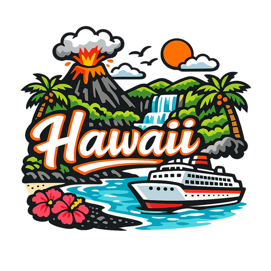 Hawaiian Paradise - Bordered Artwork