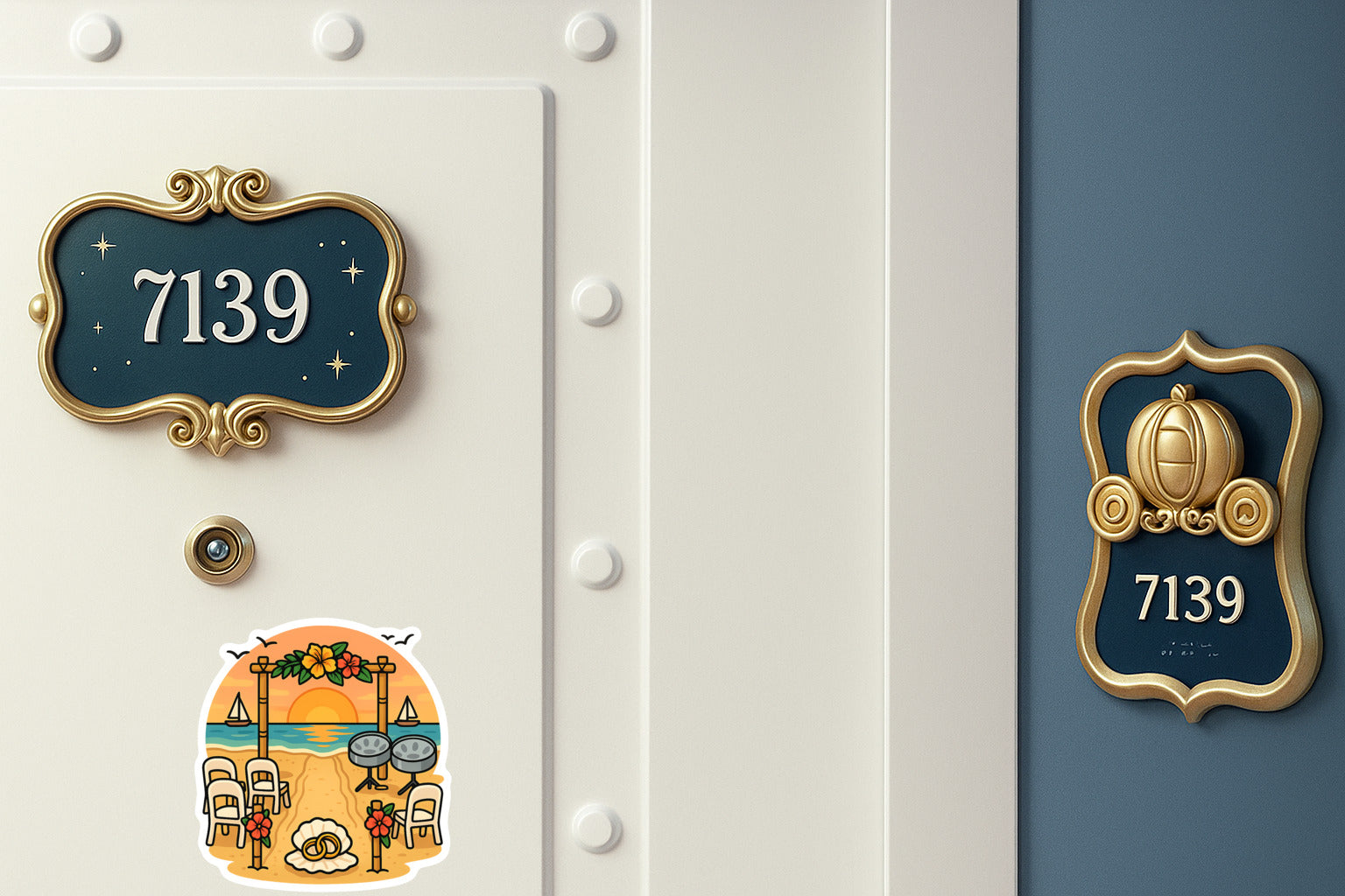 Island I Do - Door Style 2 Mockup