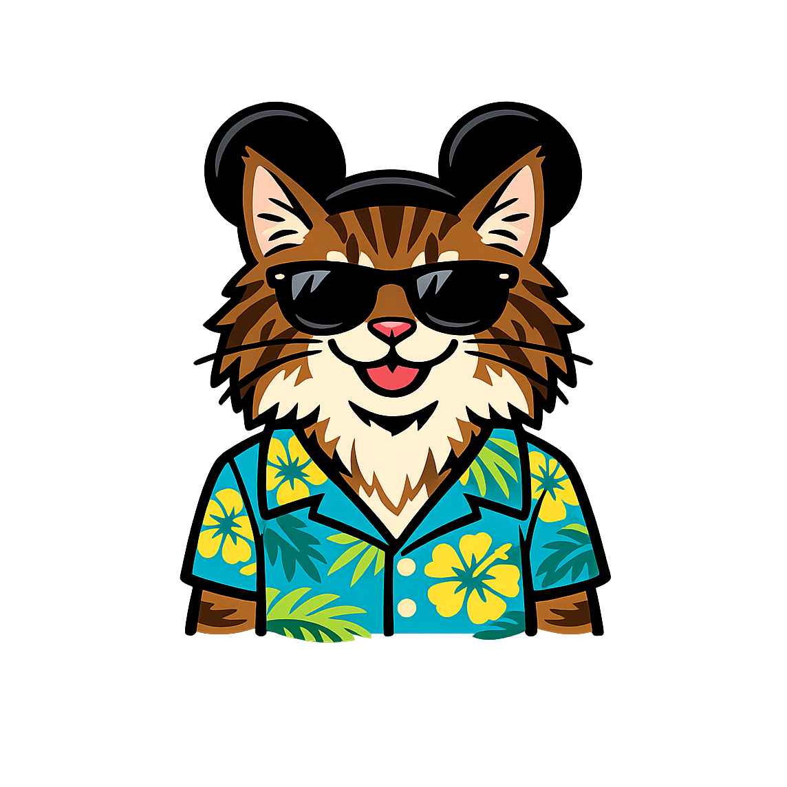 Magic Maine Coon - Bordered Artwork